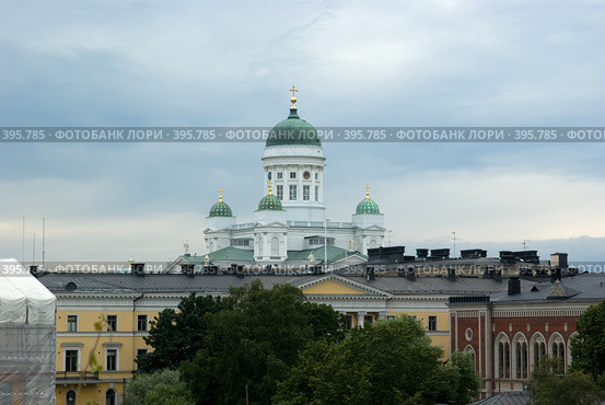 Кафедральный собор в Хельсинки (2008 год). Стоковое фото, фотограф Андрей Некрасов / Фотобанк Лори