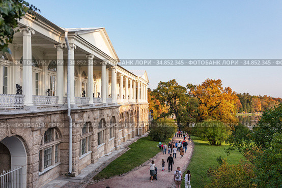 Камеронова галерея. Город Пушкин. Царское Село (2020 год) Редакционное фото, фотограф Юрий Кирсанов / Фотобанк Лори