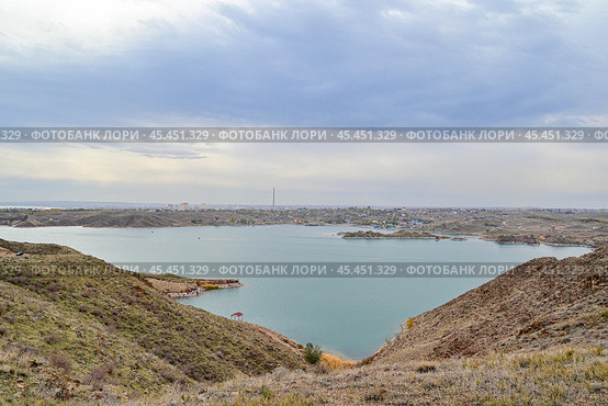 Капчагайское водохранилище. Алматинская область. Казахстан. Стоковое фото, фотограф Александр Тараканов / Фотобанк Лори
