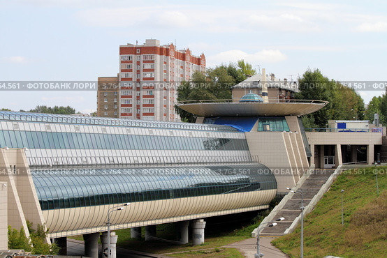 Казань, Татарстан. Станция метро "Аметьево" (2012 год). Стоковое фото, фотограф A Челмодеев / Фотобанк Лори