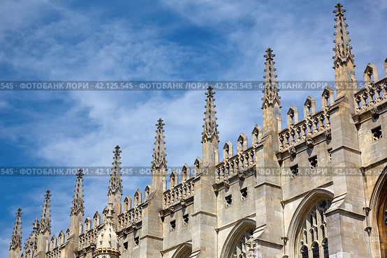 King's college chapel. University of Cambridge. United Kingdom (2010 год). Стоковое фото, фотограф Сергей Пристяжнюк (Serg Zastavkin) / Фотобанк Лори