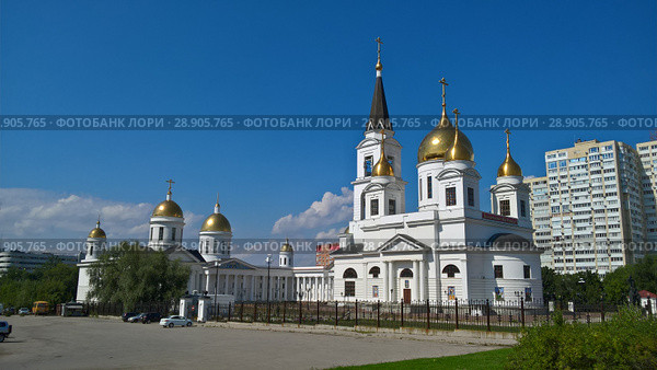 Кирилло-Мефодиевский собор.Самара. (2017 год). Стоковое фото, фотограф Кургузкин Константин Владимирович / Фотобанк Лори