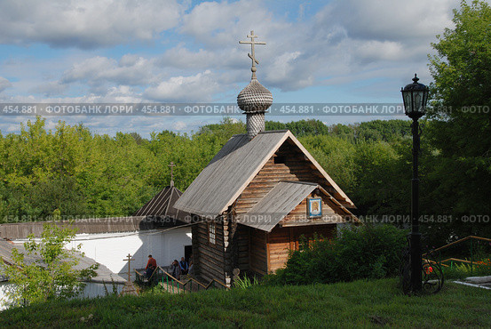 Киров. Вятка. Часовня Святоуспенского Трифонова монастыря (2008 год). Стоковое фото, фотограф Ольга Визави / Фотобанк Лори