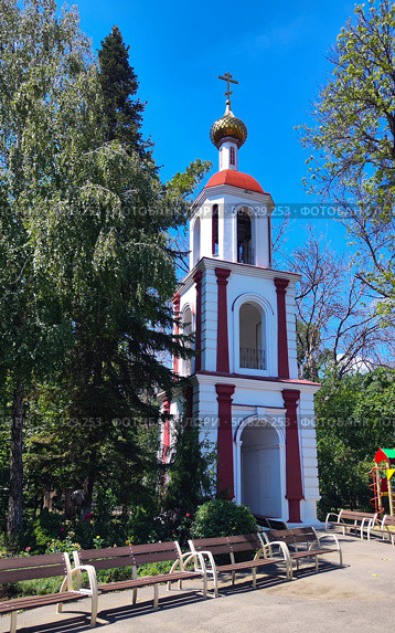 Колокольня, Храм Пантелеймона, г. Ростов-на-Дону. Стоковое фото, фотограф Ирина / Фотобанк Лори