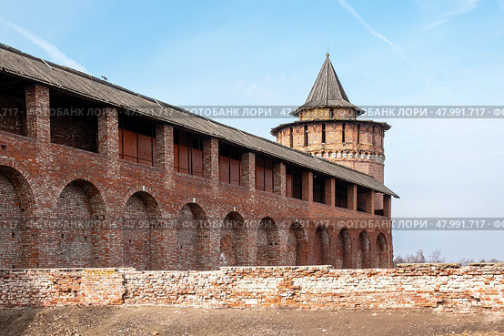 Коломенский кремль, Маринкина башня. Коломна. Стоковое фото, фотограф Лариса Гордеева / Фотобанк Лори