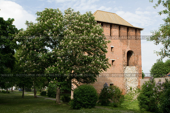 Коломенский Кремль. Погорелая (Алексеевская) башня. (2009 год). Стоковое фото, фотограф Михаил Ворожцов / Фотобанк Лори