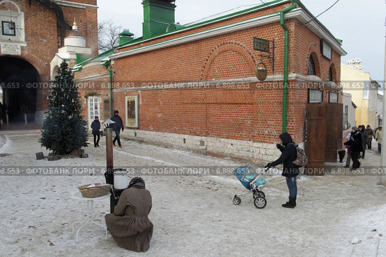 Коломна, музей калача у Пятницкой башни (2015 год). Редакционное фото, фотограф Дмитрий Неумоин / Фотобанк Лори