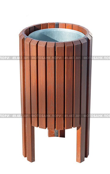 Контейнер для мусора (урна) на белом фоне. Garbage container (urn). Стоковое фото, фотограф Татьяна Д / Фотобанк Лори