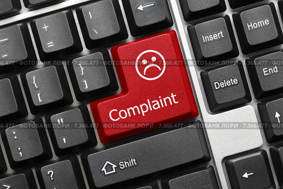 Концептуальная клавиатура. Клавиша Complaint ("Жалоба") Стоковая иллюстрация, иллюстратор Самохвалов Артем / Фотобанк Лори