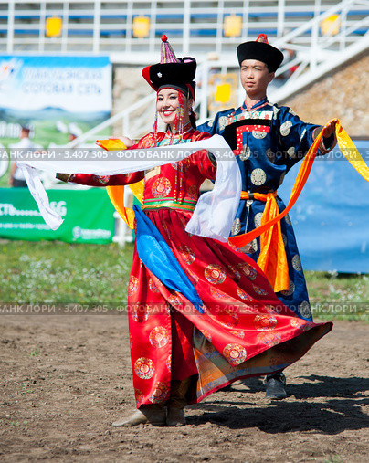 Конвент монголов мира. Приветственная делегация. (2010 год). Редакционное фото, фотограф Александр Подшивалов / Фотобанк Лори