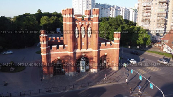 Королевские ворота Калининград видео футаж (2022 год). Редакционное видео, видеограф Игорь Грейлих / Фотобанк Лори