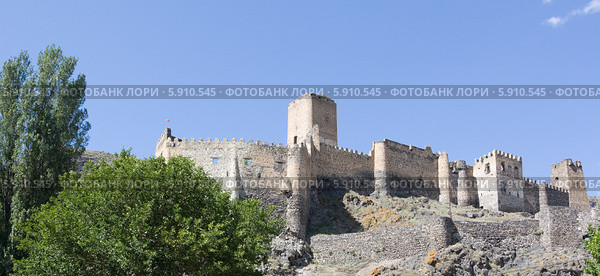 Крепость Хертвиси в южной Грузии (2013 год). Стоковое фото, фотограф Олег Хархан / Фотобанк Лори