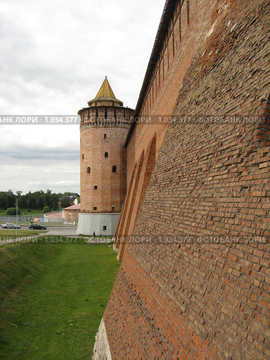 Крепостная стена и Маринкина башня. Коломенский кремль. (2009 год). Стоковое фото, фотограф Pavel S. Popov / Фотобанк Лори