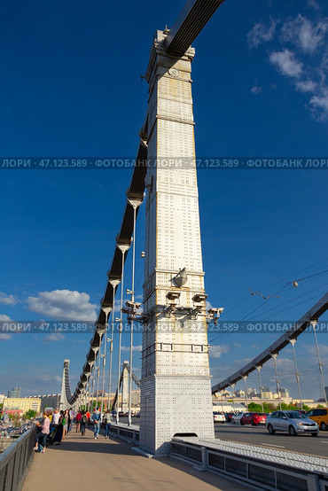 Krymsky Bridge (2015 год). Стоковое фото, фотограф Олег Жуков / Фотобанк Лори