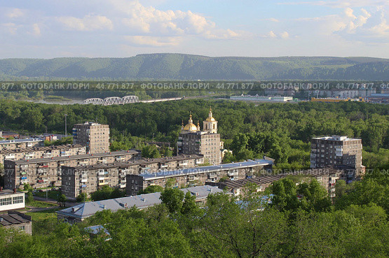 Кузнецкий район Новокузнецка (2024 год). Стоковое фото, фотограф Иван Дуплик / Фотобанк Лори
