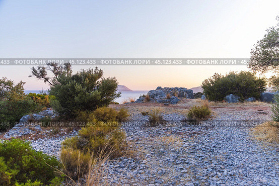 Landscape photo of Antiphellos. Kas, Turkey (2024 год). Стоковое фото, фотограф EugeneSergeev / Фотобанк Лори