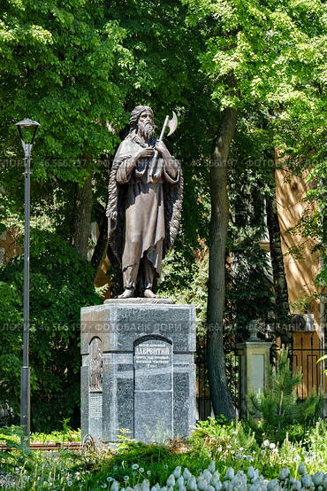 Лаврентий Калужский. Местночтимый святой Русской православной церкви. (2022 год). Редакционное фото, фотограф Василий Мальцев / Фотобанк Лори