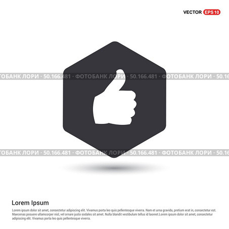LIKE icon. Стоковая иллюстрация, агентство Ingram Publishing / Фотобанк Лори