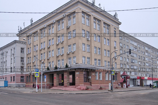 Липецк, улица Зегеля, 2. Департамент соцзащиты (2017 год). Редакционное фото, фотограф Илюхина Наталья / Фотобанк Лори
