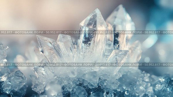 lization expanding ice crystal ai generated. Стоковое AI-изображение, AI-художник Vectorwin / Фотобанк Лори