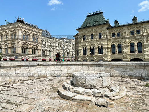 Лобное место на Красной площади летом. Россия, город Москва (2023 год). Стоковое фото, фотограф Овчинникова Ирина / Фотобанк Лори