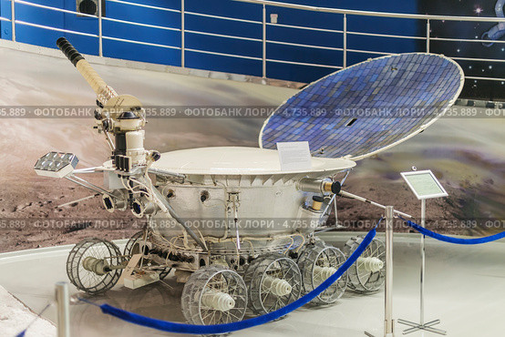 Луноход-1, мемориальный музей космонавтики, г. Москва (2013 год). Редакционное фото, фотограф Геннадий Соловьев / Фотобанк Лори
