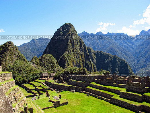 Machu Picchu is capital of the Inca Empire in Andes mountains, Peru, South America (2011 год). Стоковое фото, фотограф Сергей Стрелков / Фотобанк Лори