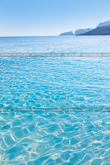 Majorca Cala Mesquida beach in Mallorca Balearic Islands of Spain. Стоковое фото, агентство Ingram Publishing / Фотобанк Лори