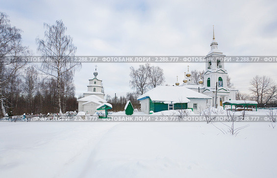 Макариево-Писемский женский монастырь в Костромской области (2011 год). Стоковое фото, фотограф Владимир Чинин / Фотобанк Лори
