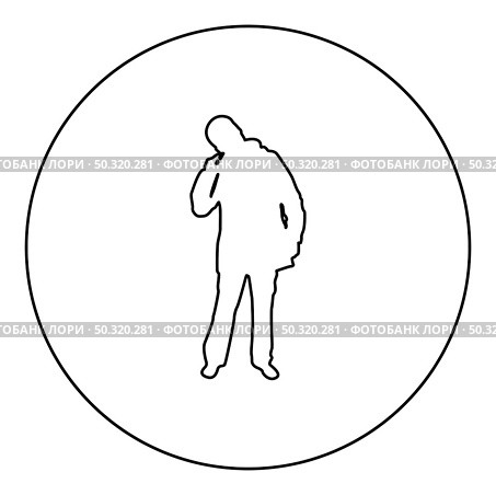 Male picking in ear using finger Male clearing earwax Clean body concept Caring for cleanliness idea Hygiene Cleanup hygienic  silhouette in circle round black color vector illustration contour outline style image simple image. Male picking in ear using finger Male clearing earwax Clean body concept Caring for cleanliness idea Hygiene Cleanup hygienic silhouette in circle round black color vector illustration contour outline style image . Стоковая иллюстрация, агентство Ingram Publishing / Фотобанк Лори