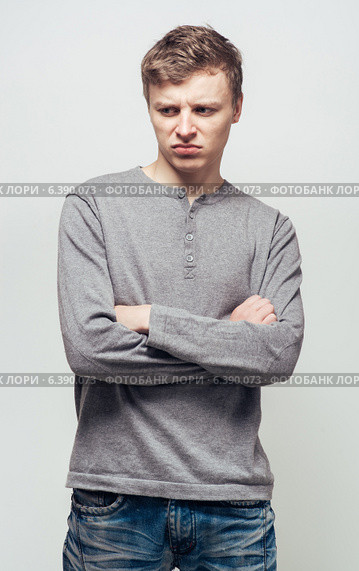 Man outraged. Стоковое фото, агентство Ingram Publishing / Фотобанк Лори