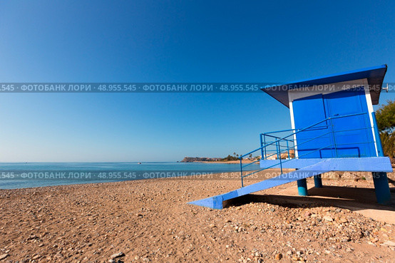 Mazarron beach in Murcia Spain at Mediterranean sea. Стоковое фото, агентство Ingram Publishing / Фотобанк Лори