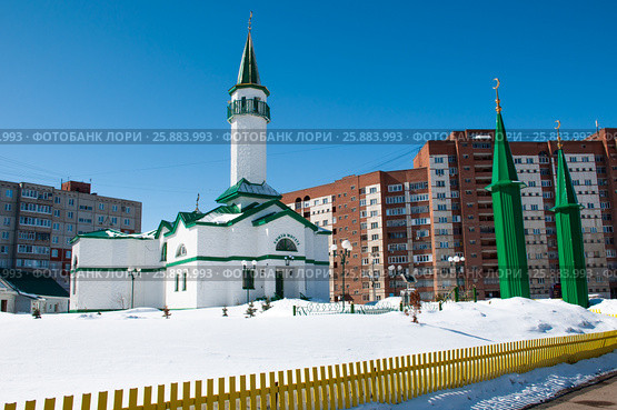 Мечеть "Хамза" в городе Уфе. Стоковое фото, фотограф Сергей Тагиров / Фотобанк Лори