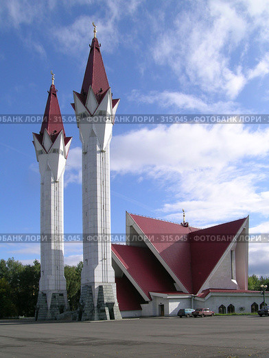 Мечеть-медресе Ляля-Тюльпан в Уфе (2004 год). Стоковое фото, фотограф Борис Панасюк / Фотобанк Лори