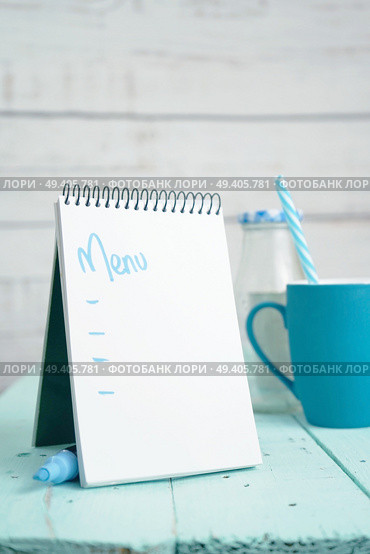Menu in a coffee shop                            . Стоковое фото, агентство Ingram Publishing / Фотобанк Лори