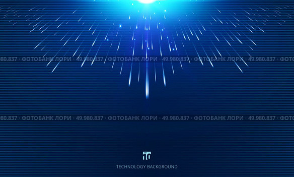 Meteor lines perspective composed with light burst on dark background. Vector illustration. Стоковая иллюстрация, агентство Ingram Publishing / Фотобанк Лори