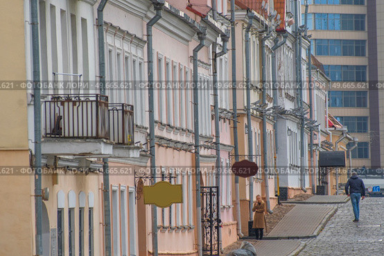 Minsk. Downtown of Nemiga. Belarus. Стоковое фото, агентство Ingram Publishing / Фотобанк Лори