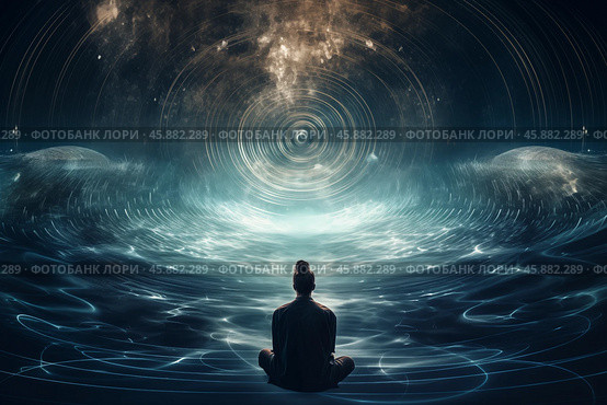 Modern concept of receiving information and sensations. Стоковое AI-изображение, AI-художник Михаил Коханчиков / Фотобанк Лори