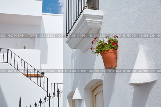 Mojacar Almeria white Mediterranean village in Spain. Стоковое фото, агентство Ingram Publishing / Фотобанк Лори