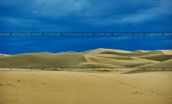 Mongolia. Sands Mongol Els dunes (2019 год). Стоковое фото, фотограф Александр Fanfo / Фотобанк Лори