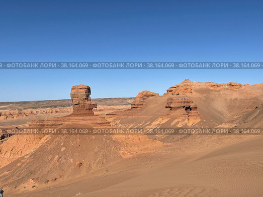 Монгольский Сфинкс, Пустыня Гоби (2022 год). Стоковое фото, фотограф Анастасия Ивчик / Фотобанк Лори