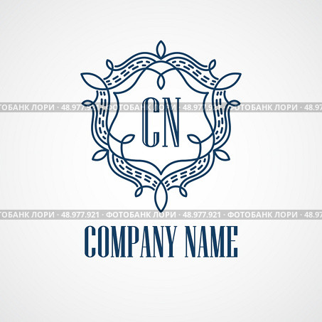 Monogram Logos. Vintage Vector Concepts. EPS 10. Стоковая иллюстрация, агентство Ingram Publishing / Фотобанк Лори
