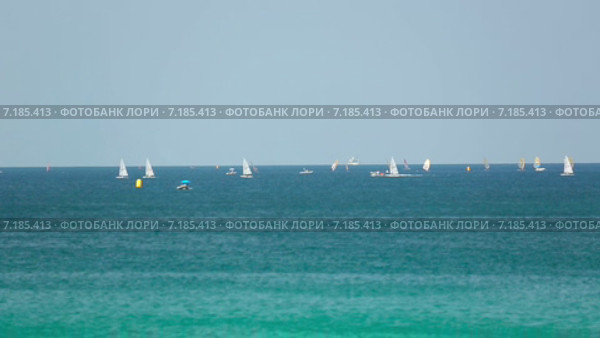 Морская регата. Стоковое видео, видеограф Игорь Жоров / Фотобанк Лори