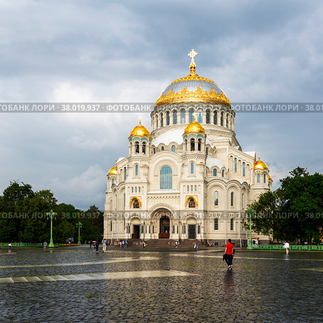 Морской собор. Кронштадт (2016 год). Редакционное фото, фотограф Александр Щепин / Фотобанк Лори