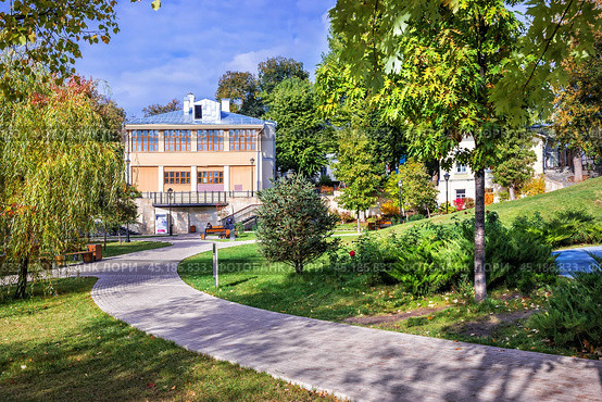 Московская хоральная синагога, Парк Горка, Большой Спасоглинищевский переулок, Москва. Стоковое фото, фотограф Baturina Yuliya / Фотобанк Лори