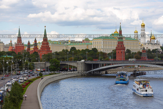 Московский Кремль (2013 год). Редакционное фото, фотограф Николай Бушмакин / Фотобанк Лори