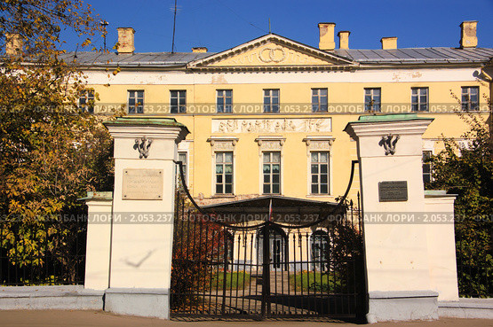 Москва. Городская усадьба (Бобринских), конец XVIII века (2010 год). Стоковое фото, фотограф Илюхина Наталья / Фотобанк Лори