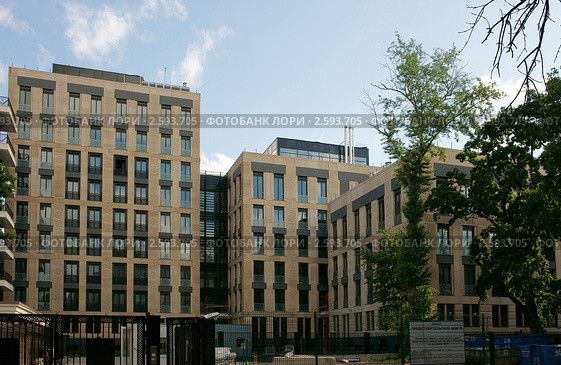 Москва, Гранатный переулок, д. 6. Архитектор Сергей Чобан (2011 год). Редакционное фото, фотограф Миленин Константин / Фотобанк Лори