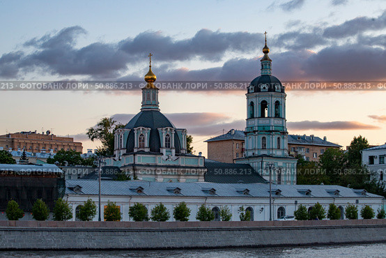Москва. Храм Николая Мирликийского в Заяицком. Редакционное фото, фотограф Литвяк Игорь / Фотобанк Лори