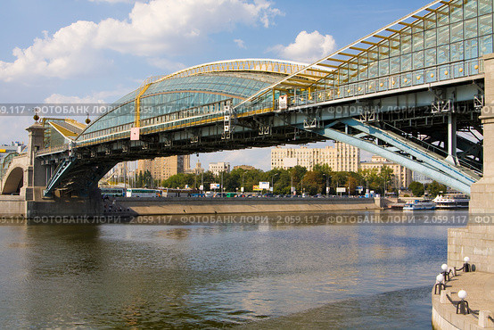 Москва, мост Богдана Хмельницкого (2010 год). Стоковое фото, фотограф ИВА Афонская / Фотобанк Лори